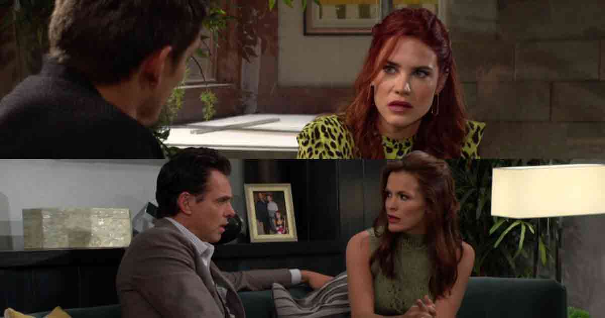 Y&R Tuesday, July 9, 2024: Adam and Chelsea keep their secret when they return to Sally and Billy